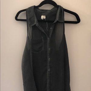 Sheer Free People racerback tank